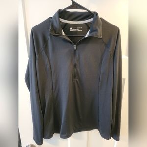 Under Armour 3/4 zip women's running shirt medium